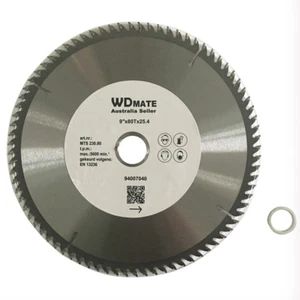 230mm 80T TCT Circular Saw Blade Cutting DISC 9" 25.4/20 1.8mm Aluminium Plastic - Picture 1 of 6