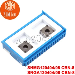 2 PIEZAS SNMG120404 CBN-8 Inserto de carburo de acero endurecido hecho de nitruro de boro - Imagen 1 de 3