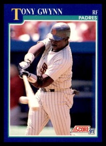 1991 Score #500 Tony Gwynn San Diego Padres