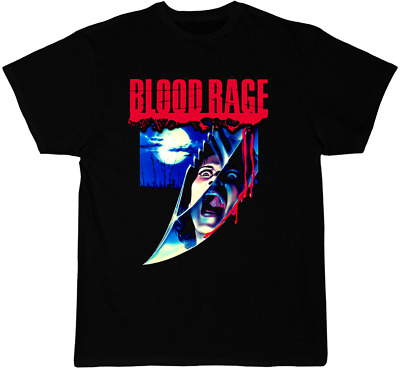 Blood Rage T Shirt - 80s Horror Slasher Class...