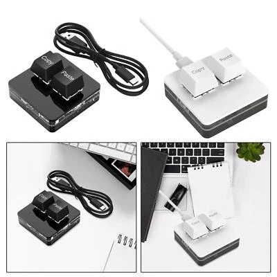 Copy and Paste 2 Key Keyboard Mini USB Keypad for Programming Gaming Switch - Image 1 of 2