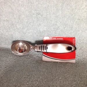 Paletta Gelato Acciaio Inox con Manico Comfort Grip Gadget Cucina -Alluminio - Foto 1 di 3