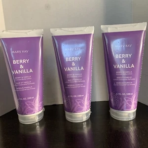 3 Mary Kay Berry & Vanilla Scented Shower Gel Wash Full Size 6.7 fl oz - Picture 1 of 3