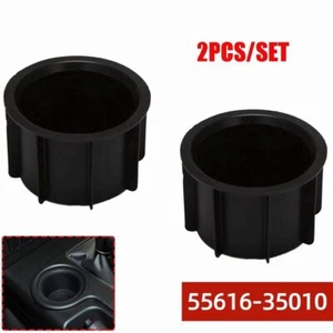 2X Fit for Toyota Fj Cruiser 2007-2014 Console Box Cup Holder Insert 55616-35010 - Picture 1 of 12
