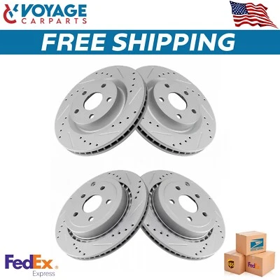 Juego de rotores de freno delanteros y traseros nuevos para Pontiac G8 2008-2009 Foto 1 de 4