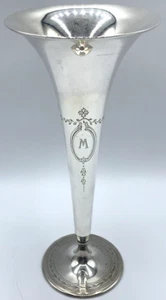 Tiffany & Co Sterling Silver Trumpet Vase 9" 18306 - Picture 1 of 10