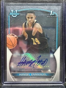 2023 BOWMAN U Hansel Emmanuel 1st Base AUTO #52 LSU - Picture 1 of 2