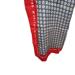 Vintage United Airlines Scarf for Stewardess or Flight Attendant, UA Tulip Logo - Picture 1 of 4