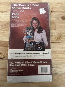 Vintage 1980’s 110/Kodak 35mm Prints Slim Line Photo Album Refill Pack NOS Prop - Picture 1 of 5