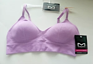Maidenform M Rib Seamless Bralette Wireless Pullover Convertible Straps Lilac S - Picture 1 of 6