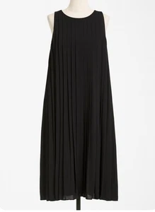 Polo Ralph Lauren Pleated A-Line Dress Women’s Size 6 Black - Picture 1 of 7