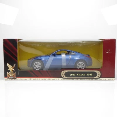 2003 Nissan 350Z Yatming Road Signatures Deluxe Edition 1:18 Diecast - Blue - Image 1 of 4