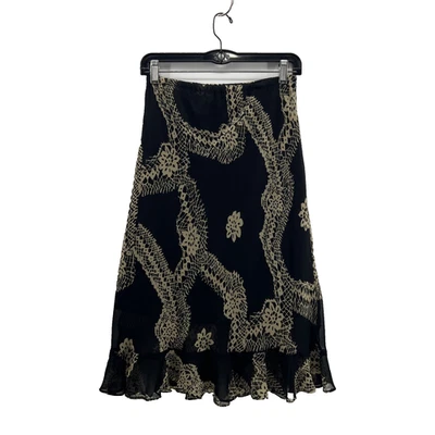 Falda de Gasa Zero Talla M Negra Tostada Hada Grunge Transparente Volantes Ilusión Gótica Foto 1 de 4