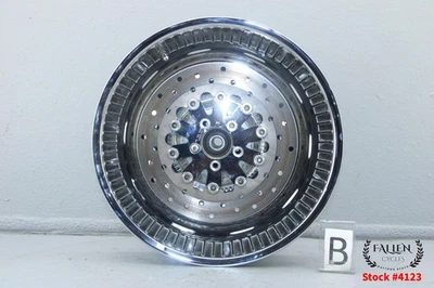 Harley Softail Deuce 2000 17" x 5,00" llanta trasera cromada 3/4" #4123 Foto 1 de 4