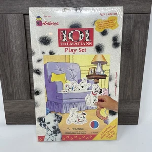 Vintage Disney 101 Dalmatians Colorforms Play Set Vinyl Creativity Travel Toy * - Picture 1 of 17