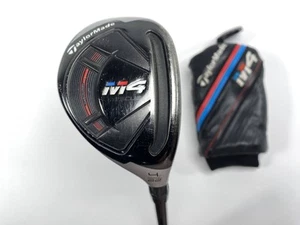 TaylorMade M4 4 Hybrid 22* Fujikura Atmos 6R Regular RH HC Midsize Grip - Picture 1 of 8