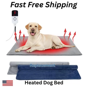 Almohadilla térmica para mascotas cama grande con calefacción para perros exterior interior casa alfombra eléctrica - Imagen 1 de 10