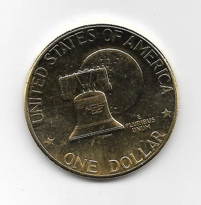 1976 D Gold-Colored Ike Dollar Coin - Image 1 of 2