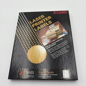 LEER Tarjetas de índice para impresora láser imprimibles comparables de 3"x5" Avery 5388 - Imagen 1 de 2