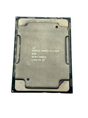 Processador Intel SR3B7 Xeon Platinum 8158 12C 3.0GHZ 24.75MB w60 - Imagem 1 de 3