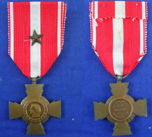 French Cross of Military Valour with star Croix de la Valeur Militaire FREEPOST - Picture 1 of 3