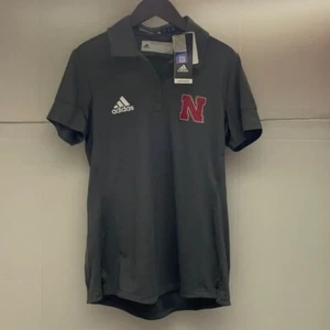 ๐ผ Adidas ๐ผ Small ๐ผ Polo Nebraska grigia top NUOVO ORIGINALE ๐ผ - Foto 1 di 8