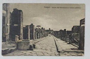 72806 Cartolina - Napoli - Pompei - strada dell'abbondanza - fp vg 1925 - Picture 1 of 2