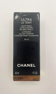 CHANEL ULTRA LE TEINT Flawless Finish Foundation ~ BR102 ~ 30ml/1oz ~ New in Box - Picture 1 of 2