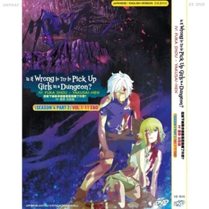 Anime DVD Is It Wrong To Try To Pick Up Girls In A Dungeon? Season 4 Part 2 - Imagen 1 de 3