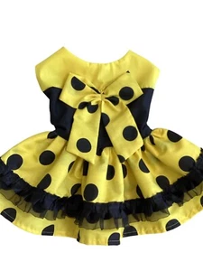 Handmade Dots Dog/cat Animal Dress L - Picture 1 of 1