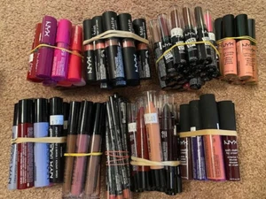 Huge lot 150 NYX Cosmetics Mixed Lipsticks BRAND NEW FULL SIZE PRODUCTS - Picture 1 of 3