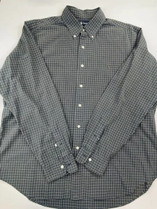 Ralph Lauren Mens Long Sleeve Checkered Button Down Classic Fit Size XL - Picture 1 of 8