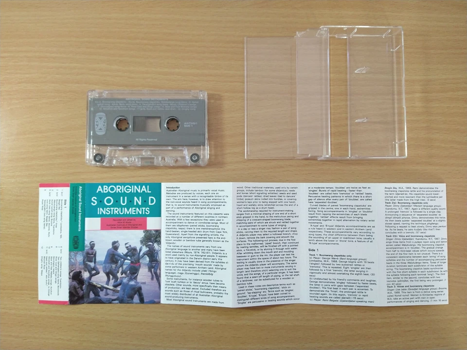 Aboriginal Sound Instruments - like new cassette Foto 1 de 1