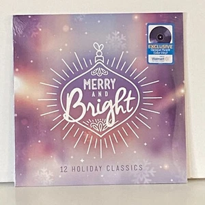 Various - Merry And Bright 12 Holiday - UME Records - Vinyl Opaque Purple LP - Picture 1 of 7