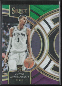 2023 Select #121 Victor Wembenyama Green Purple - Picture 1 of 2