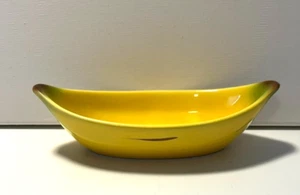LILLIAN VERNON Vtg Set Of 4 Ceramic Banana Bowls Banana Splits Ice Cream Summer - Picture 1 of 14