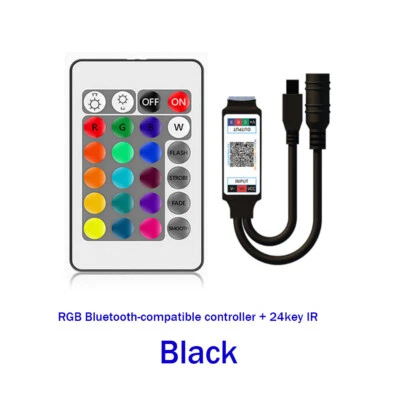 RGB LED Controller Bluetooth-compatible 24key IR wireless Remote For led stirp - Image 1 of 4