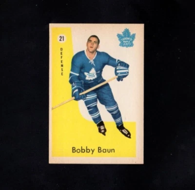 1959-60 Parkhurst Hockey No 21 Bobby Baun EXMT - Image 1 of 2
