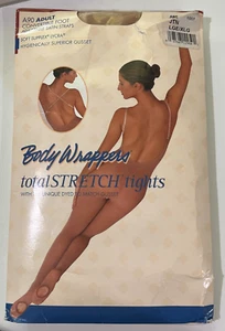 BodyWrappers Adult A90 Total Stretch Convertible Foot Tights Jazzy Tan Large XL - Picture 1 of 4