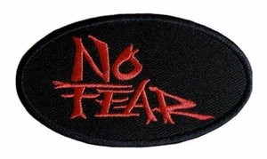 No Fear logo badge Iron Sew on Embroidered Patch  - Picture 1 of 1