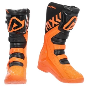 STIVALI MOTO CROSS ENDURO ACERBIS X-TEAM GREY ORANGE ARANCIONE NERO TG 43 - Imagen 1 de 6