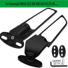 Wind drehbare Flügelflosse Rückspiegel für Kawasaki Ninja 250 300 400 650 H2