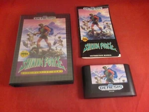 Shining Force (Sega Genesis, 1992) COMPLETE w/ Box manual game WORKS! - Picture 1 of 2