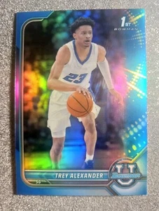 2021-22 Bowman University #14 Trey Alexander Blue #/199 - Picture 1 of 3