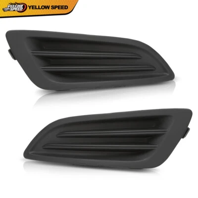 Front Bumper Fog Light Cover Fit For 2014-2019 Ford Fiesta Left+Right Side - Image 1 of 4