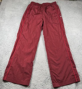 NWT Nike Women's Windrunner High-Waisted Woven Open Hem Pants Dark Team Red M - Picture 1 of 13