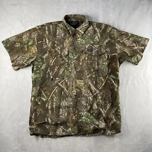 Winchester Shirt Men XL Button Up Realtree Hardwoods Camouflage Hunting Vented - Picture 1 of 9