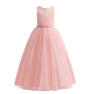 Vestido largo formal talla 170 rosa de Weileenice para recitales concierto 419 - Imagen 1 de 8