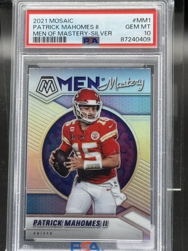 2021 Panini Mosaic - Men of Mastery Patrick Mahomes II #MM1 Silver Prizm - Image 1 of 1