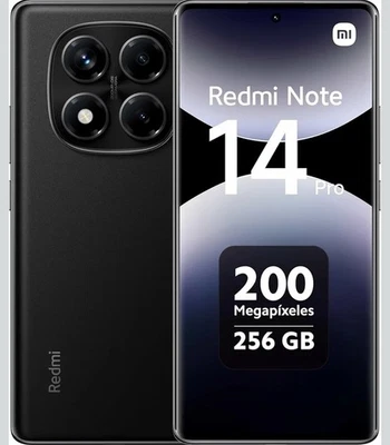 Cellulare Smartphone Xiaomi Redmi Note 14 Pro 4G 6,67" 8+256GB Dual Sim NERO - Immagine 1 di 4